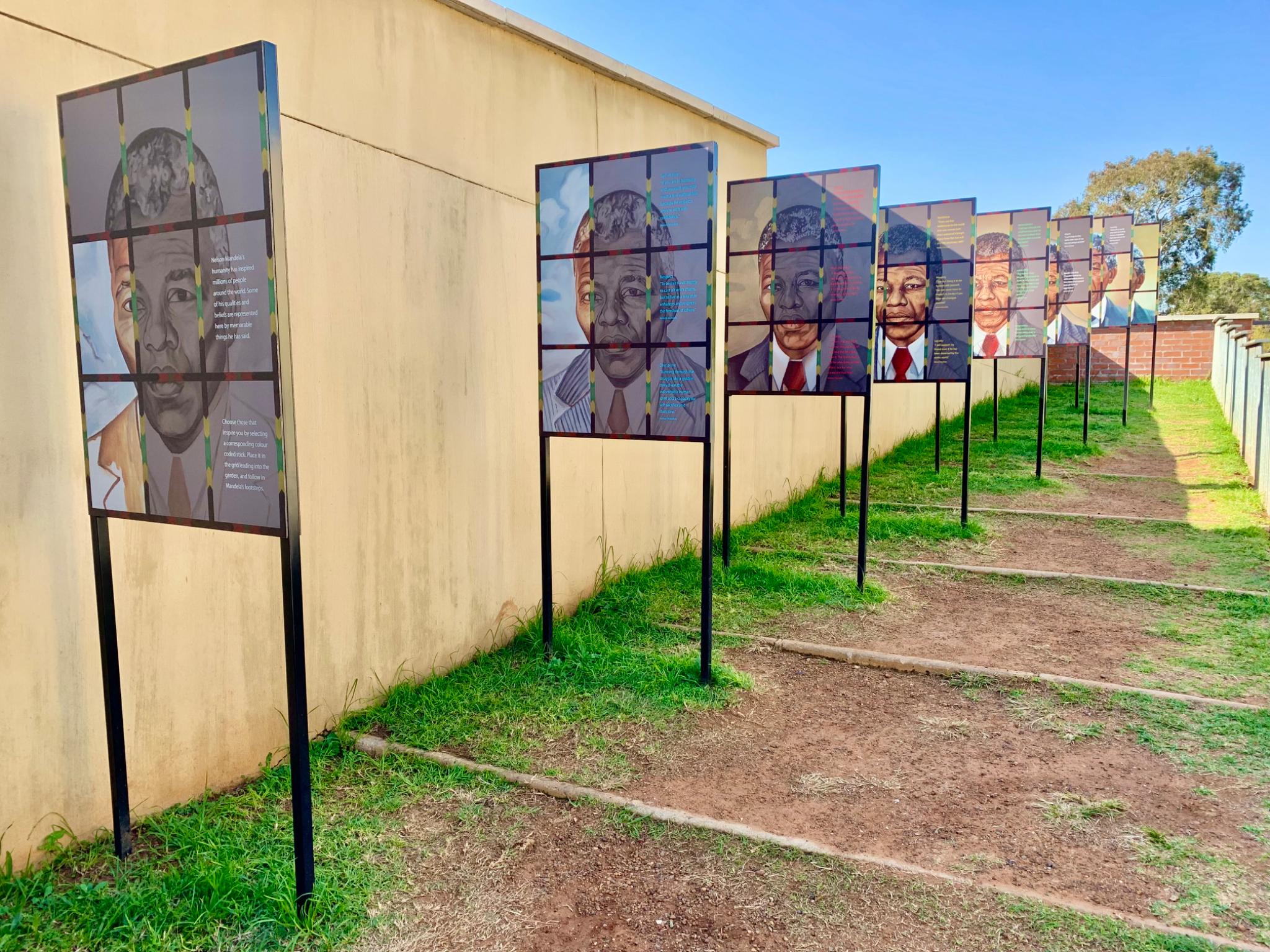 Mandela quote panels